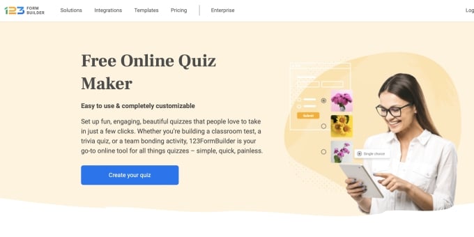 123FormBuilder Quiz Maker