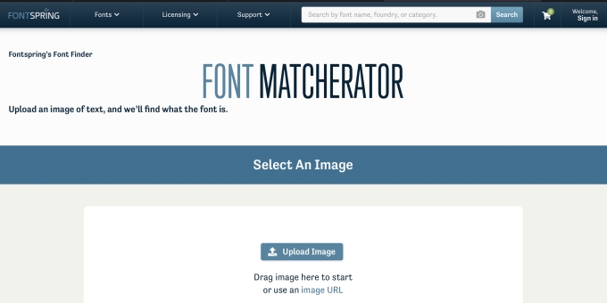 Fontspring Matcherator