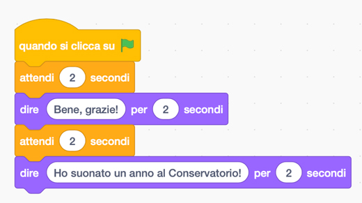 Animazione in Scratch - Programmiamo lo Sprite n.2