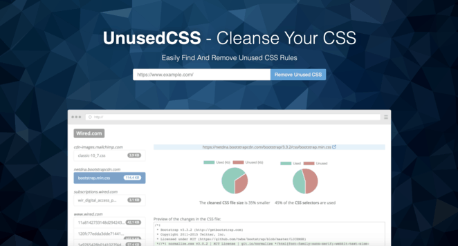 Unused CSS