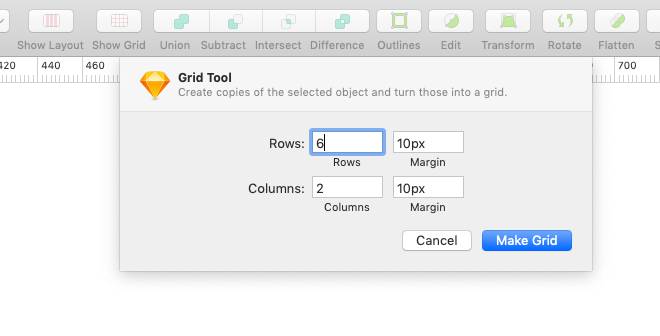 grid tool configuration