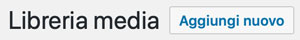 Aggiungere una nuova immagine nella libreria media di WordPress
