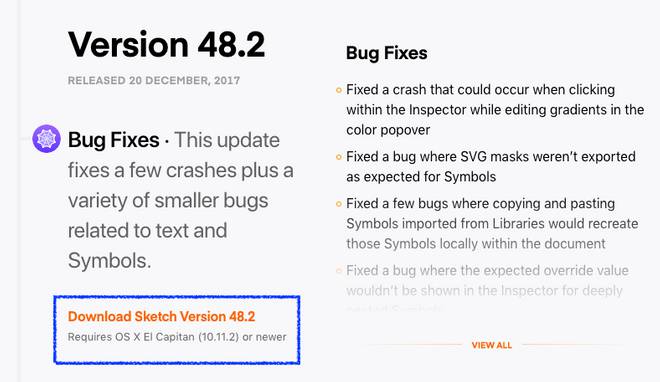 download versioni precedenti di sketch