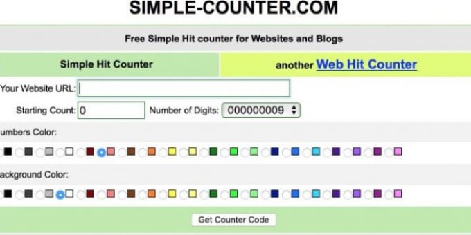 Simple Hit Counter