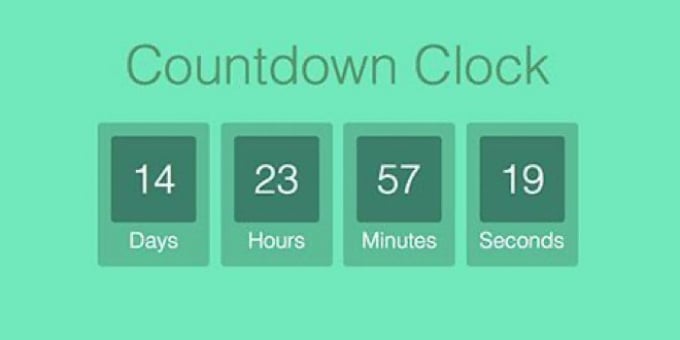 Javascript Countdown Clock