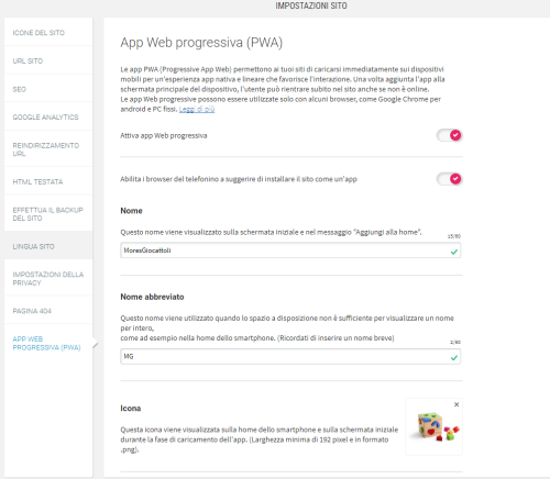 App Web progressiva