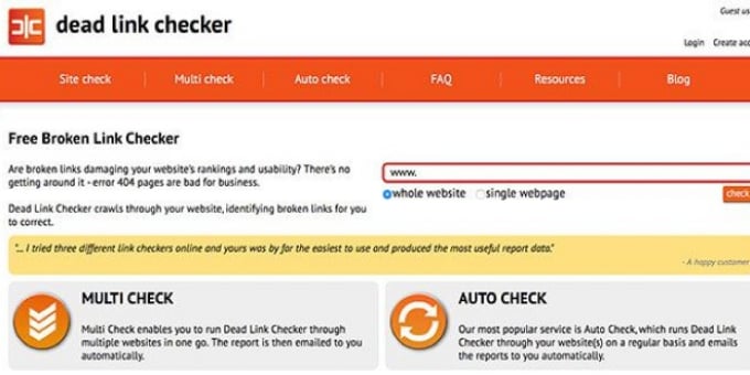 Dead Link Checker