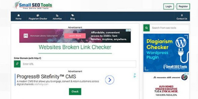 Small SEO Tools - Broken Link Checker