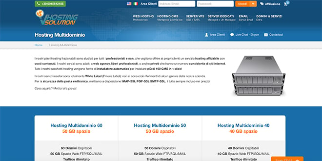 VHosting Hosting Reseller Multidominio