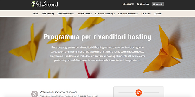 Siteground - Rivenditori Hosting