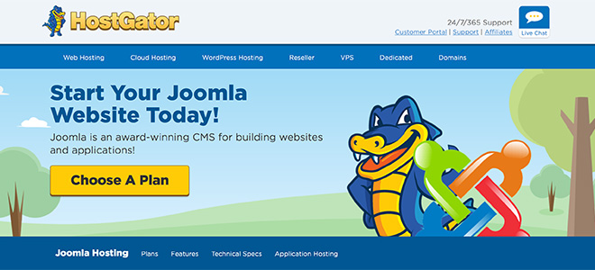 Hosting Joomla di Hostgator