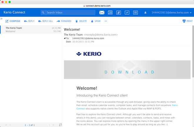 Kerio Connect client