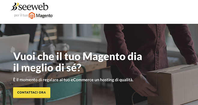 Seeweb Cloud Server per magento