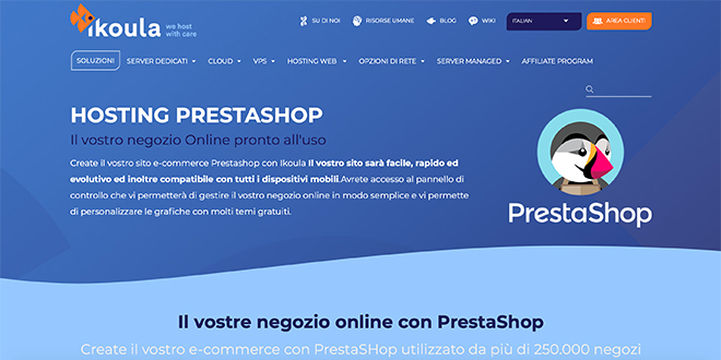 Shared Hosting Prestashop