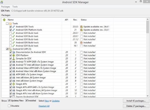 Android SDK Manager