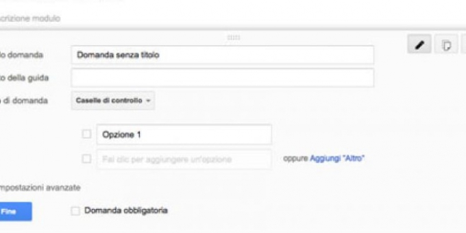 Google Moduli (Google Forms)