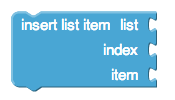 insert list item