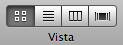 Vista del finder