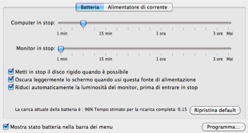 Risparmio energia