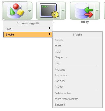 Browser menu