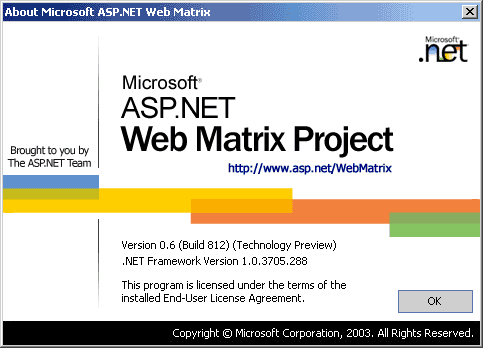 ASP:Net WebMatrix