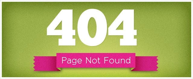 404 - Page Not Found