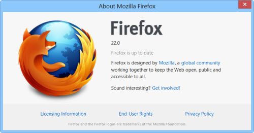 Firefox 22