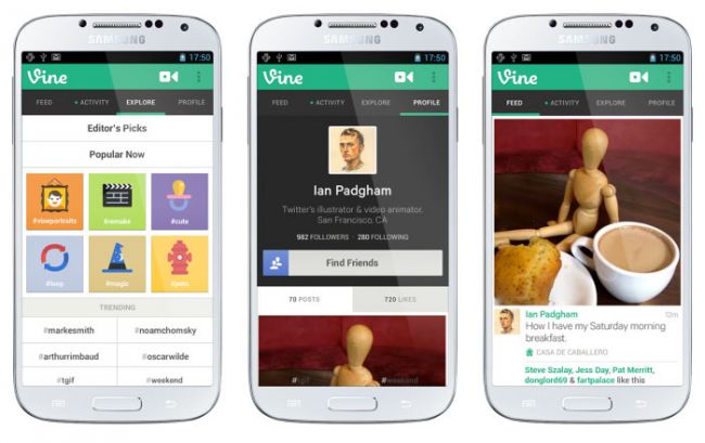 Vine per Android