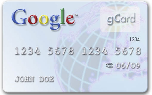 Un carta di credito per l'advertising su Google