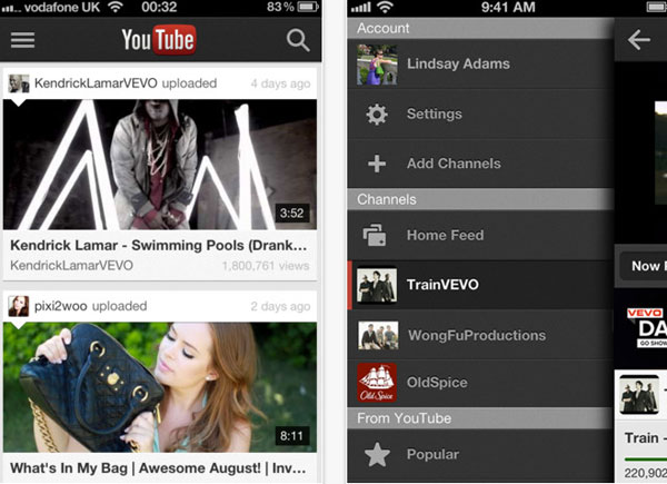 App YouTube per iOS6