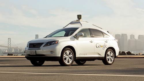 La Google Car Lexus RX450h full hybrid