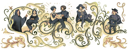 Un doodle per Alessandro Manzoni