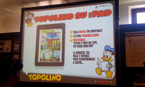 Topolino su iPad