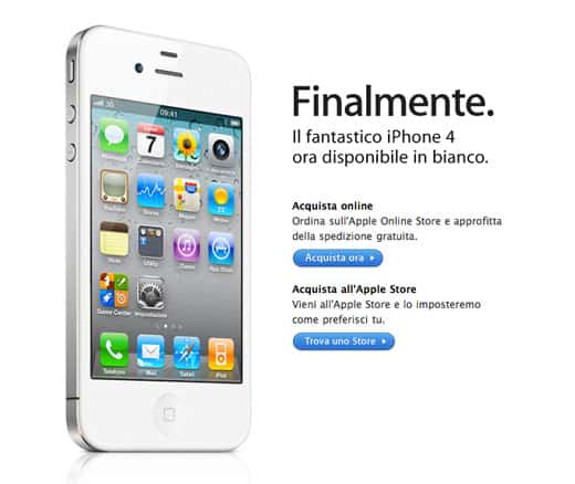 Ecco l'iPhone bianco!