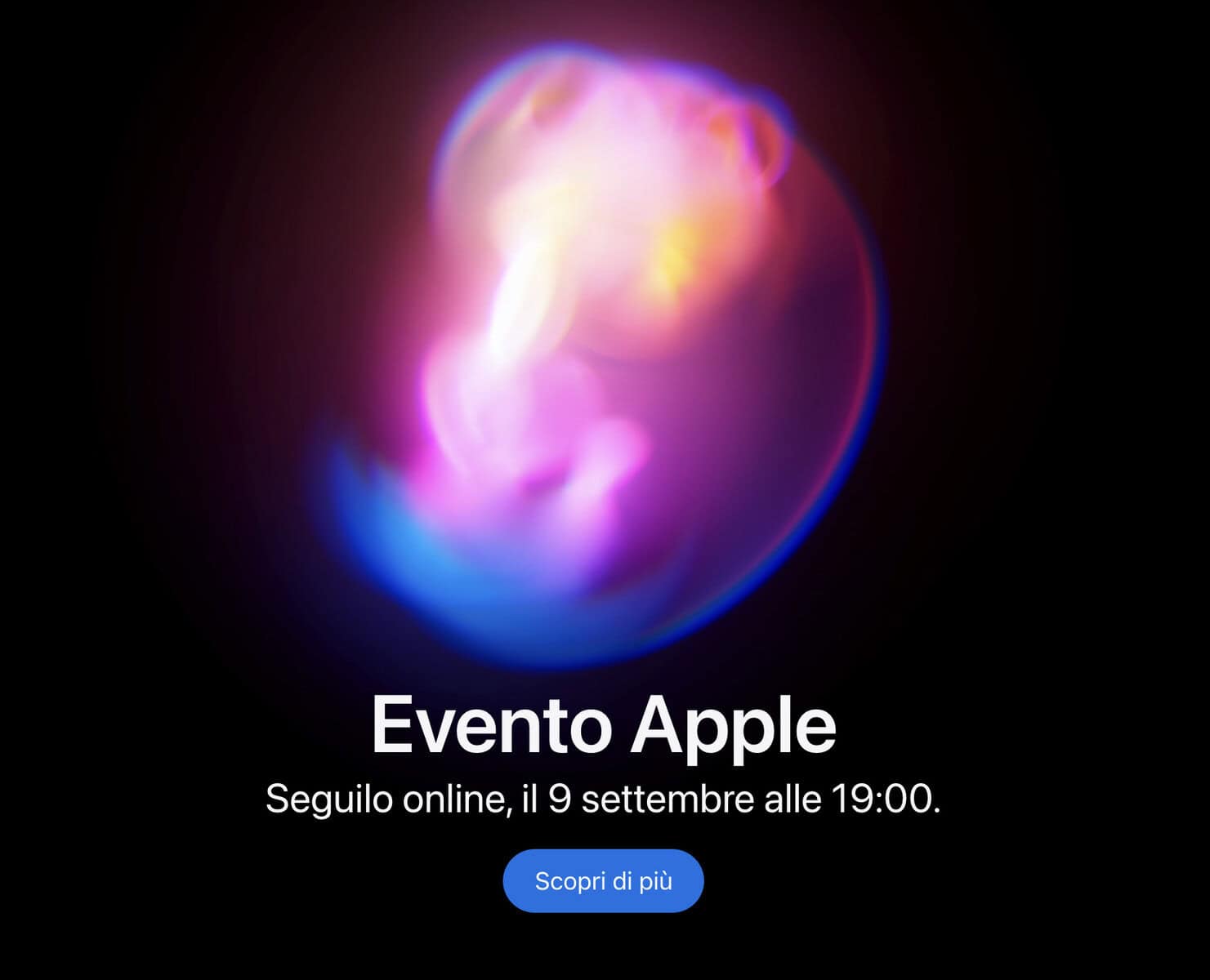 Evento Apple 9 Settembre 2024