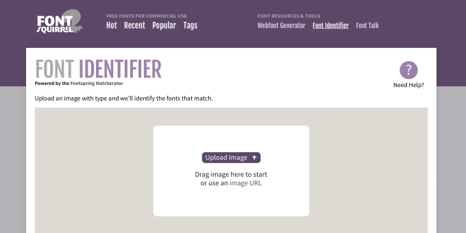 Font Identifier (by Font Squirrel)