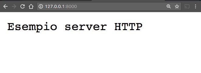 esempio server http