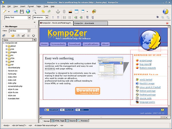 Kompozer