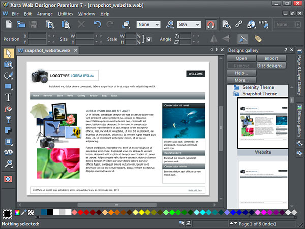 Xara Web Designer