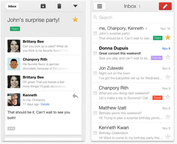 GMail per iOS